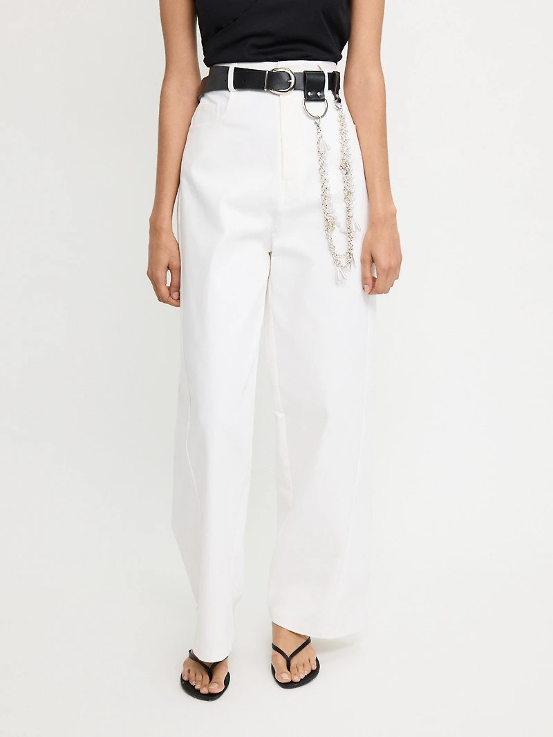 Pants Asymmetric Back Pockets