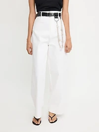 Pants Asymmetric Back Pockets