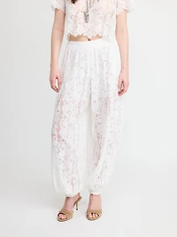 Bohemian Lace Wide Pants