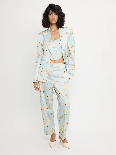 Botanical tailored Pants Turn Up