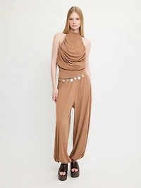 Draped Tapered Pants