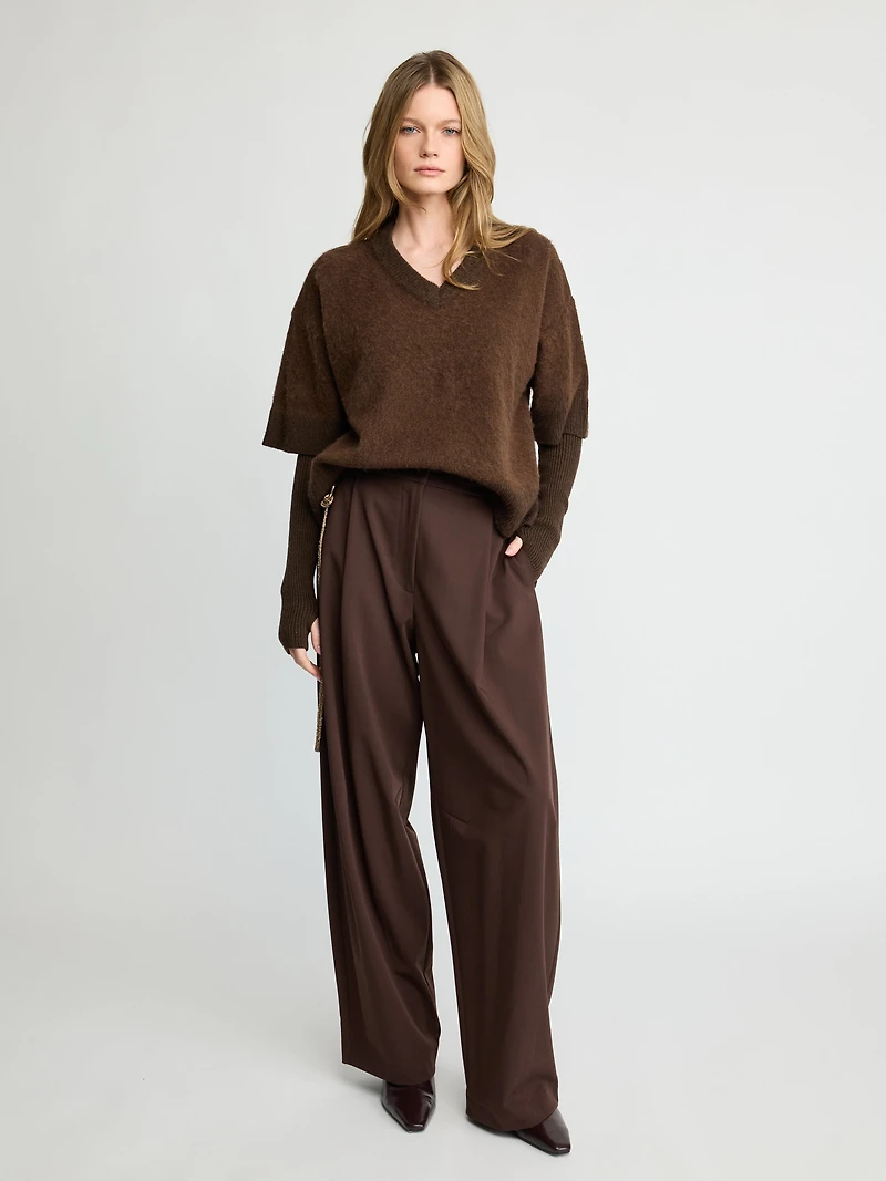 Tailored Wide-Leg Pant
