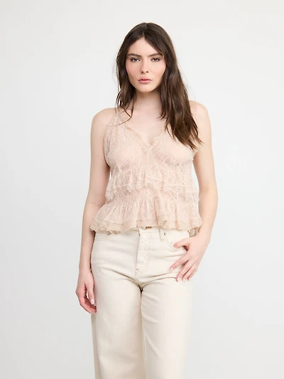Light Ruffle Top