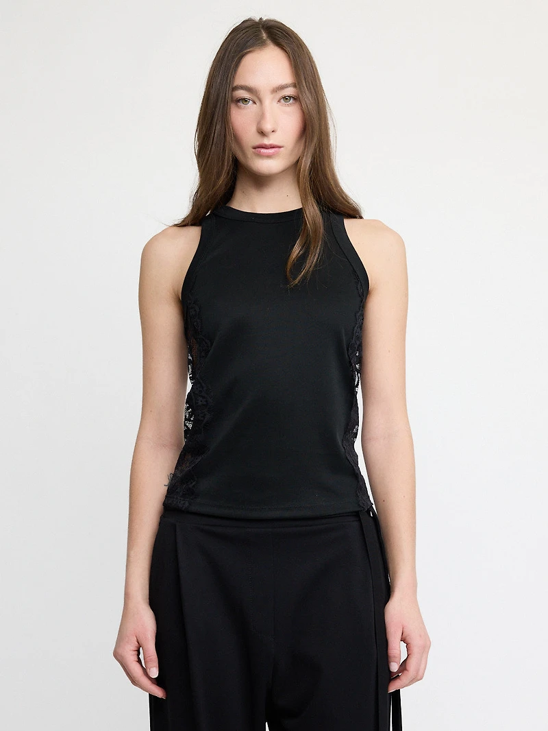 Lace Black Top