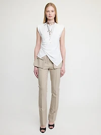 Asymmetric Draped Tee