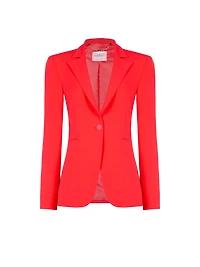 Tailored Red Blazer