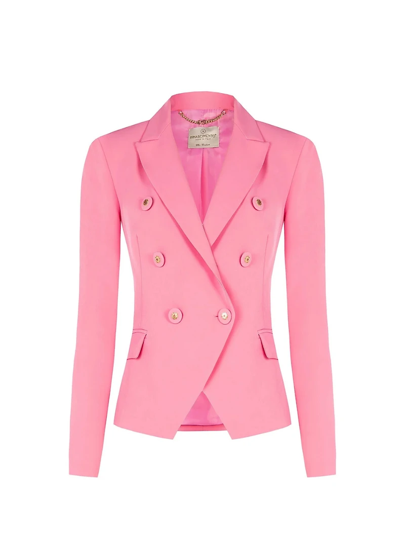 Double-Breasted Tailored Blazer