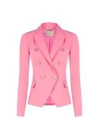 Double-Breasted Tailored Blazer