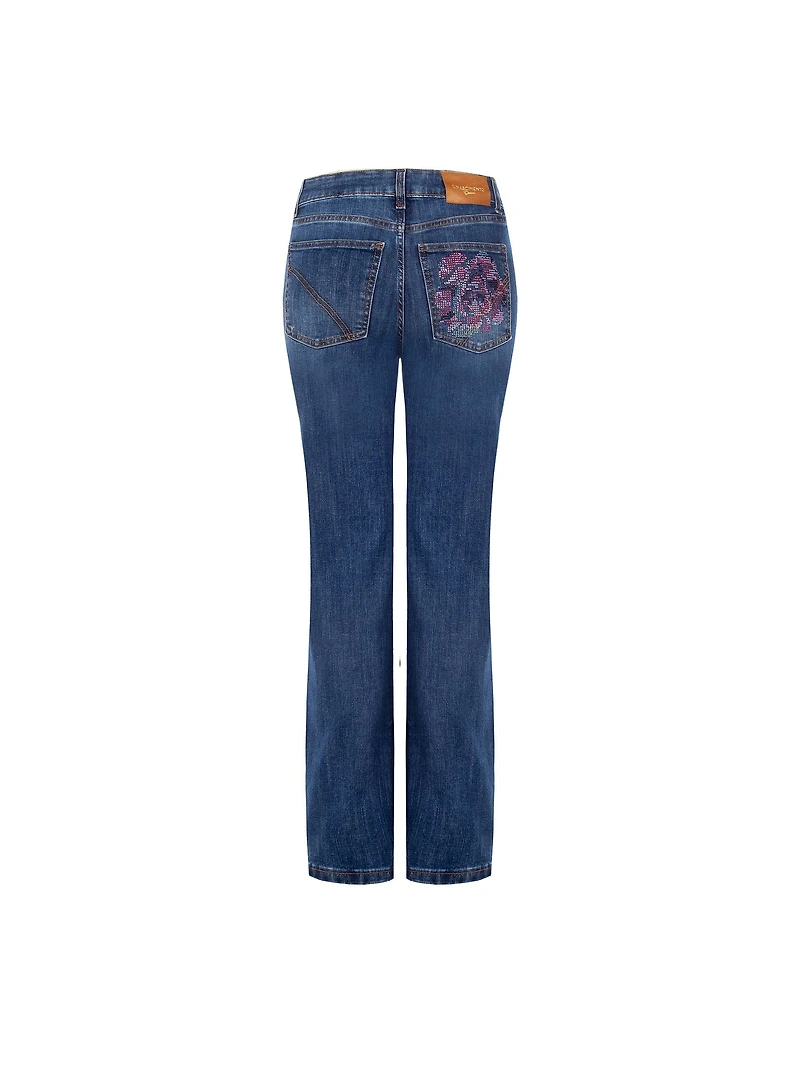 Floral Statement Jeans