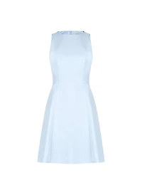 Robe midi trapèze sans manches