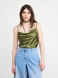 Satin Cowl Camisole