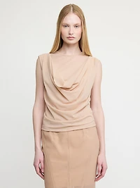 Cowl Neck Sleeveless