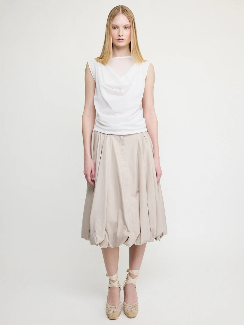Cowl Neck Sleeveless