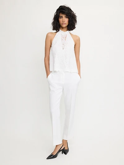 Tailored Trousers clean hight waisted Off
