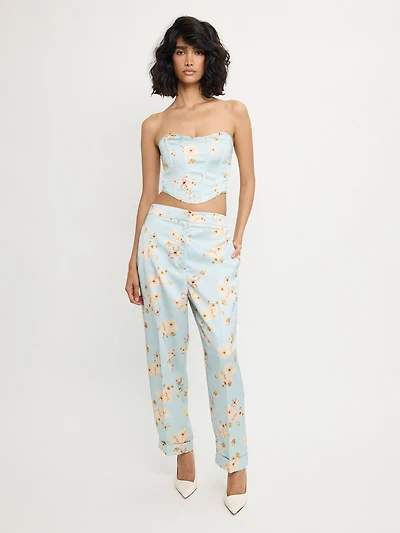 Botanical Corset Top