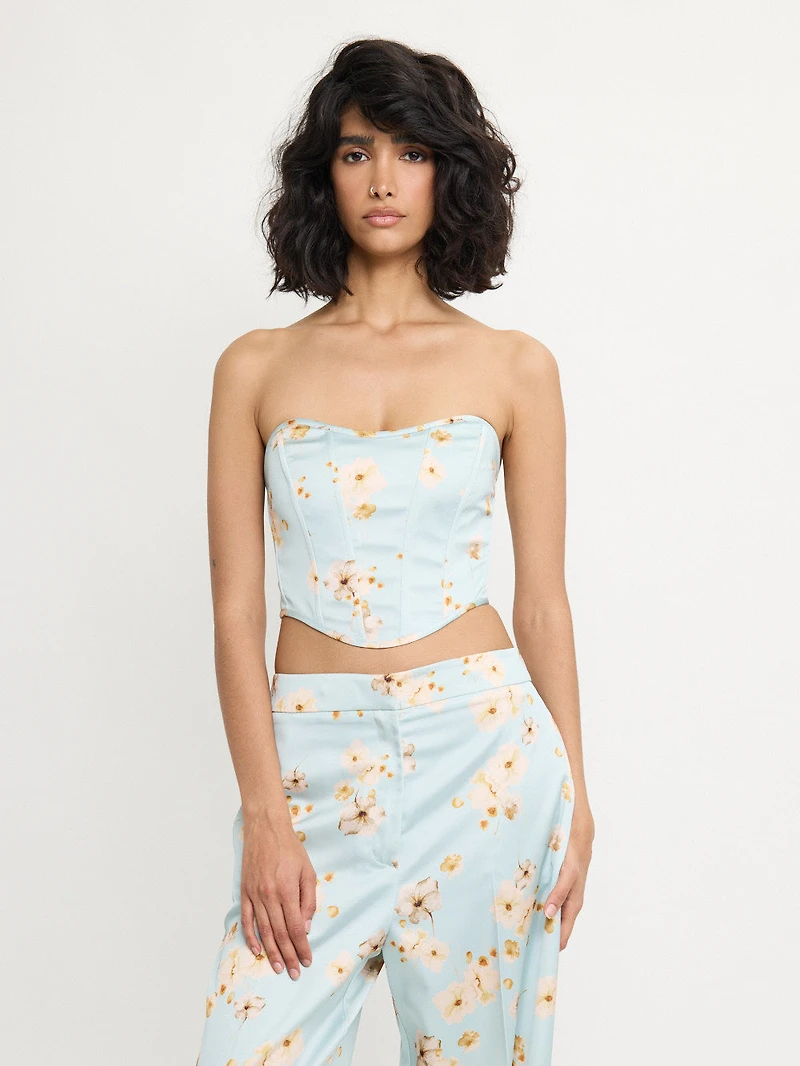 Botanical Corset Top