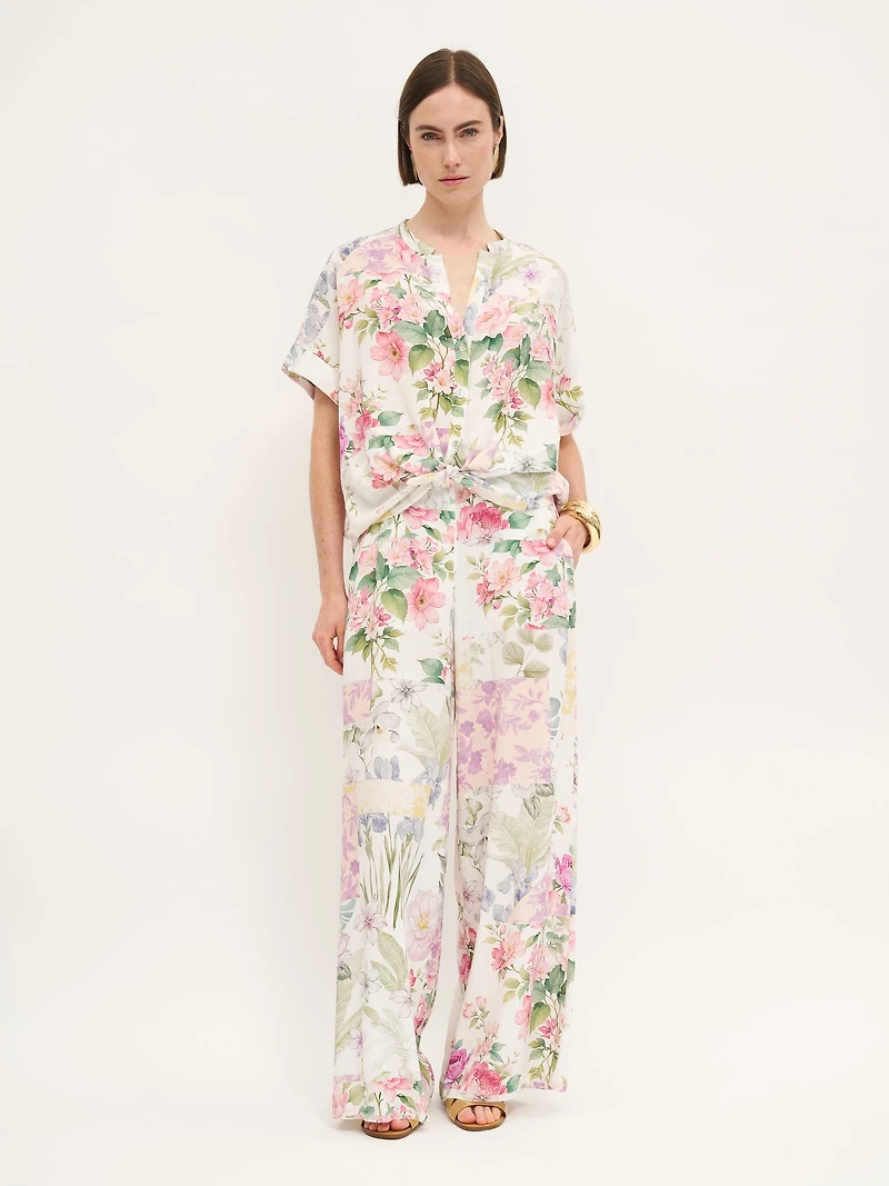 Painted Garden Wide-Leg Pant