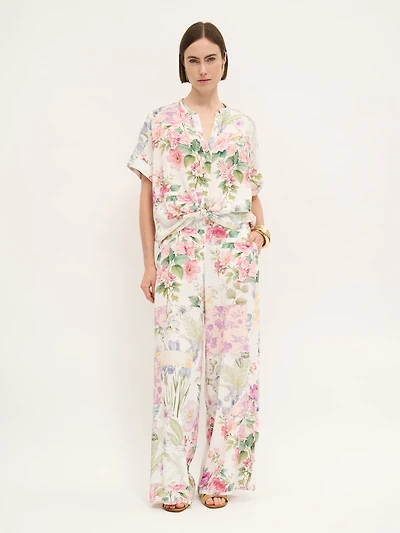 Painted Garden Wide-Leg Pant