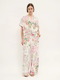 Painted Garden Wide-Leg Pant