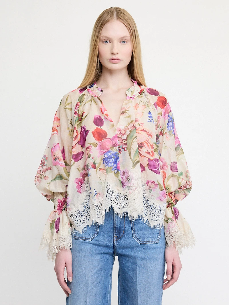 Floral Lace Blouse