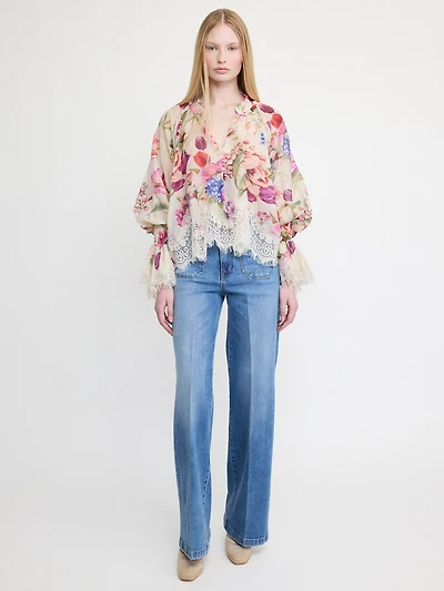 Floral Lace Blouse