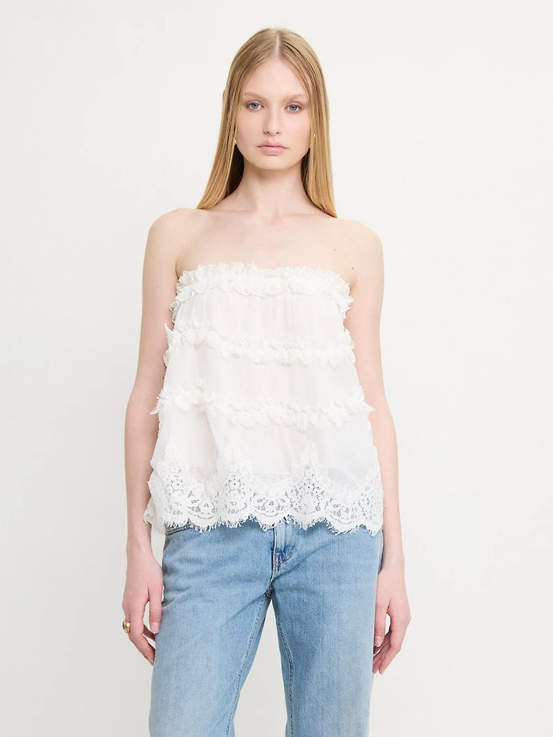 Off-Shoulder Lace Top