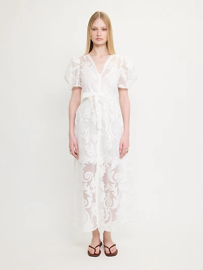 Lace Button Dress