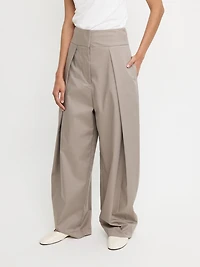 Tailored Wide Leg Trousers