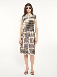 Retro Wrap Skirt