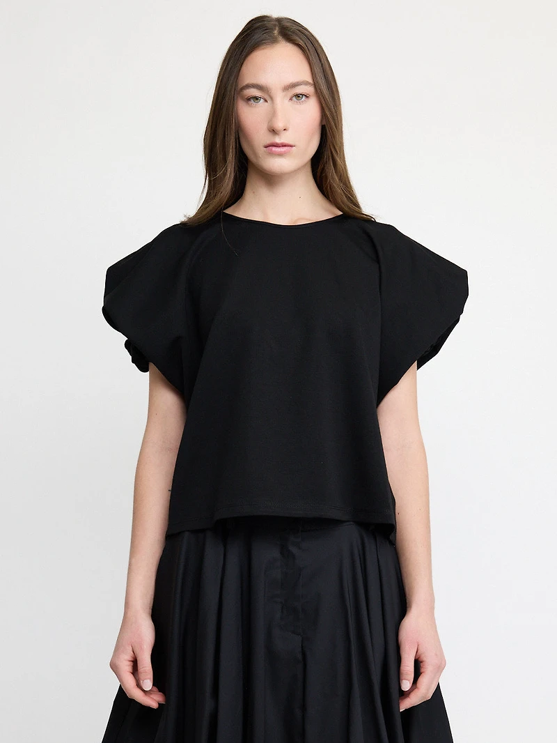 Top with Draped Detail
