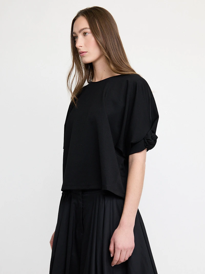 Top with Draped Detail