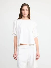 Top with Draped Detail