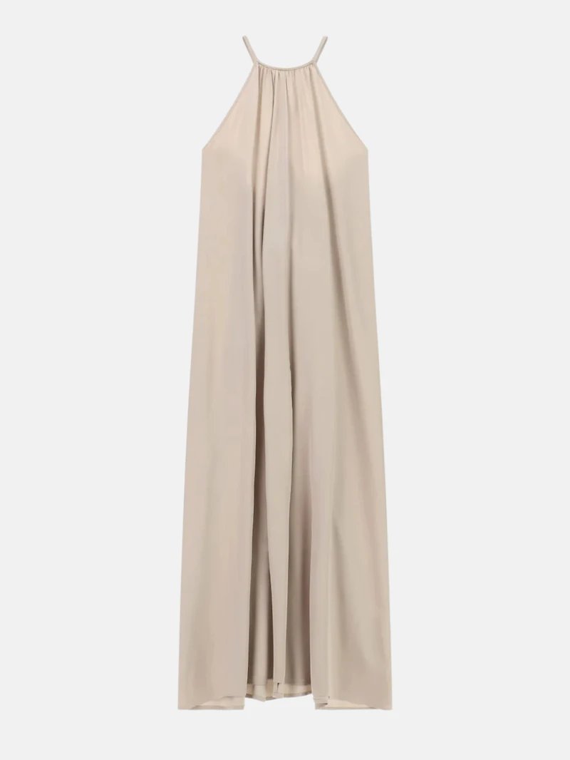Flowy Halter Maxi Dress