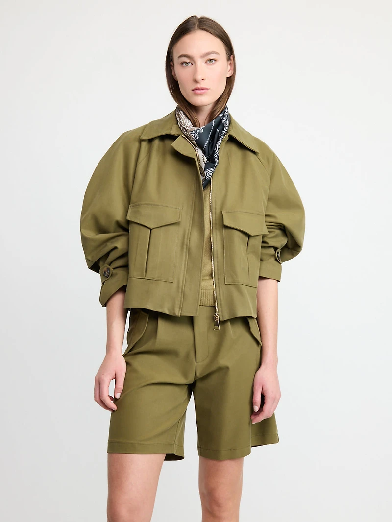 Crop Utility Jacket