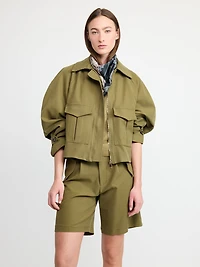 Crop Utility Jacket