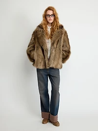 Faux Fur Coat