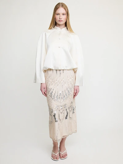 Veste à col montant