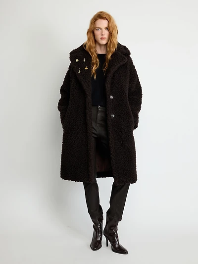 Textured Teddy Coat