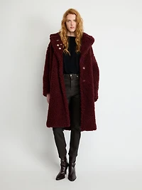 Textured Teddy Coat