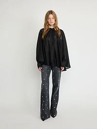 Sheer Tencel Blouse