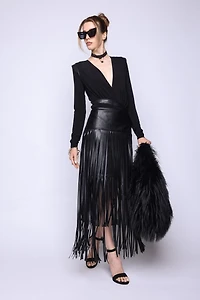 Fringed Skirt