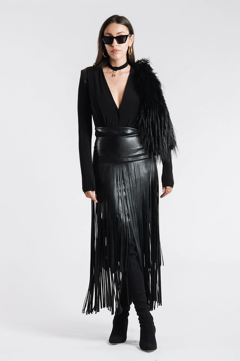 Fringed Skirt
