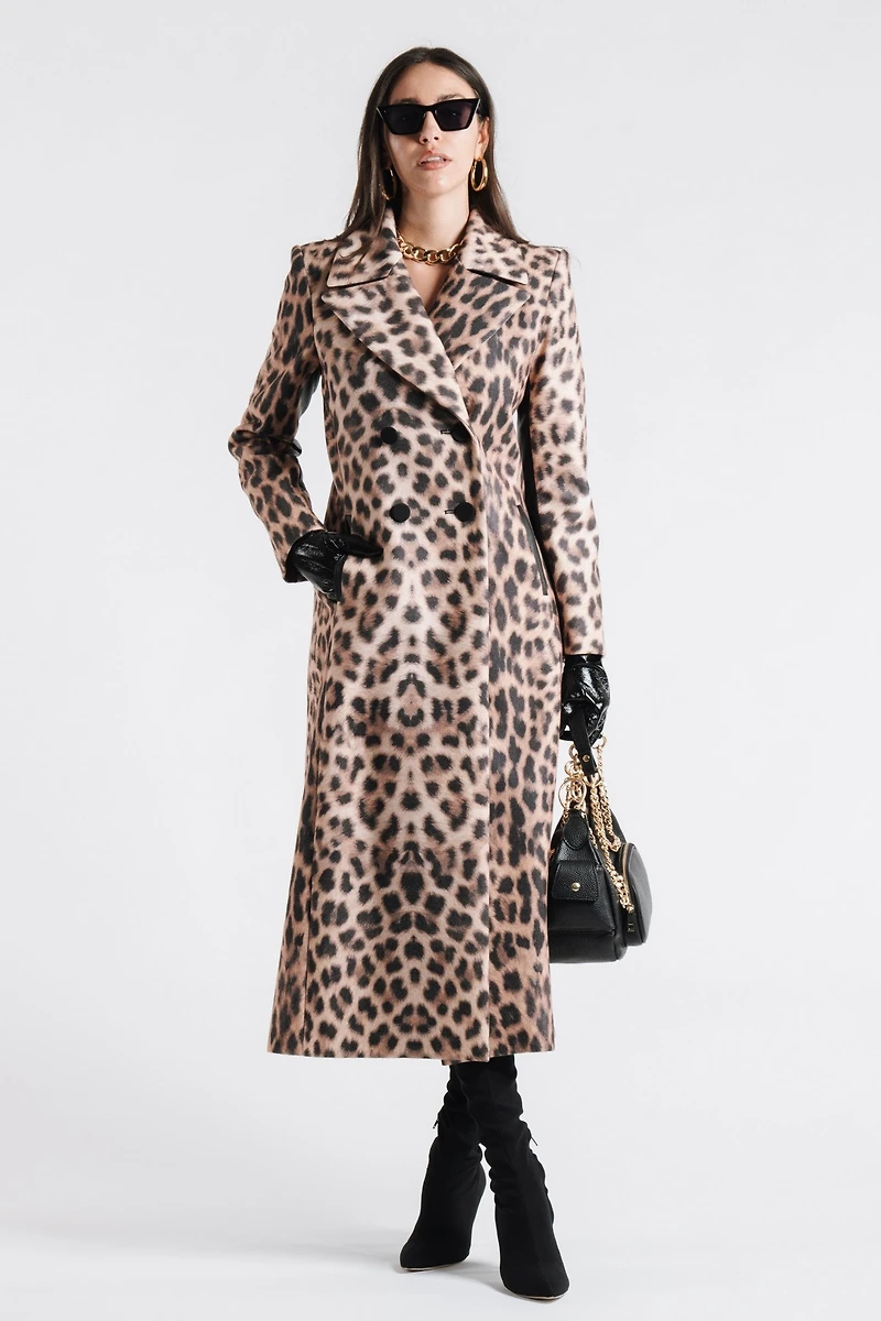 Leopard Print Coat