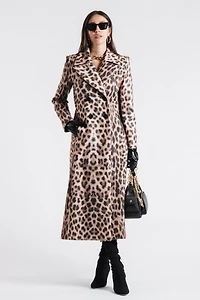 Leopard Print Coat