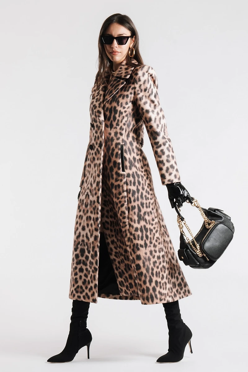 Leopard Print Coat