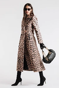 Leopard Print Coat