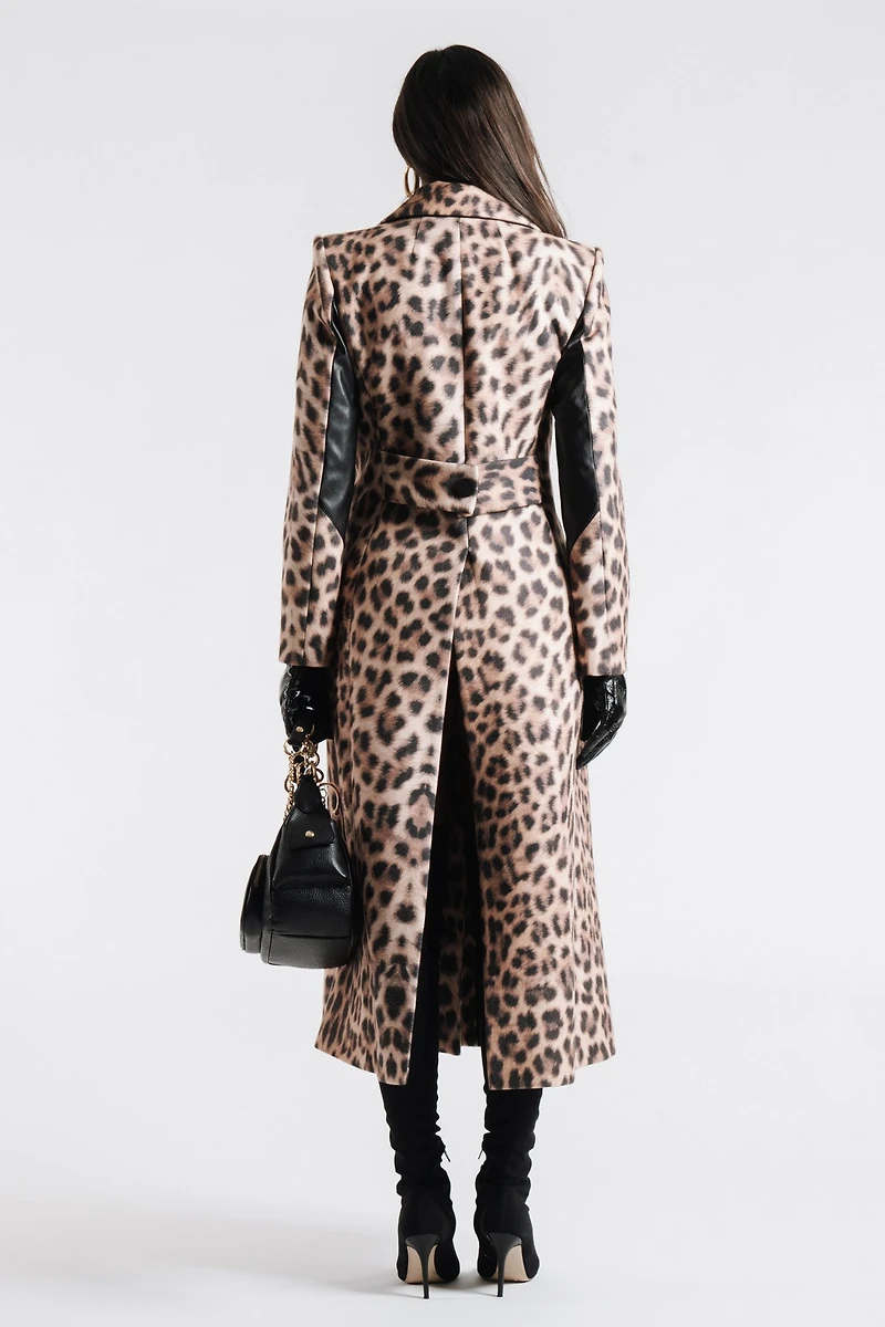 Leopard Print Coat