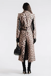 Leopard Print Coat