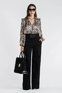Black Denim Trousers