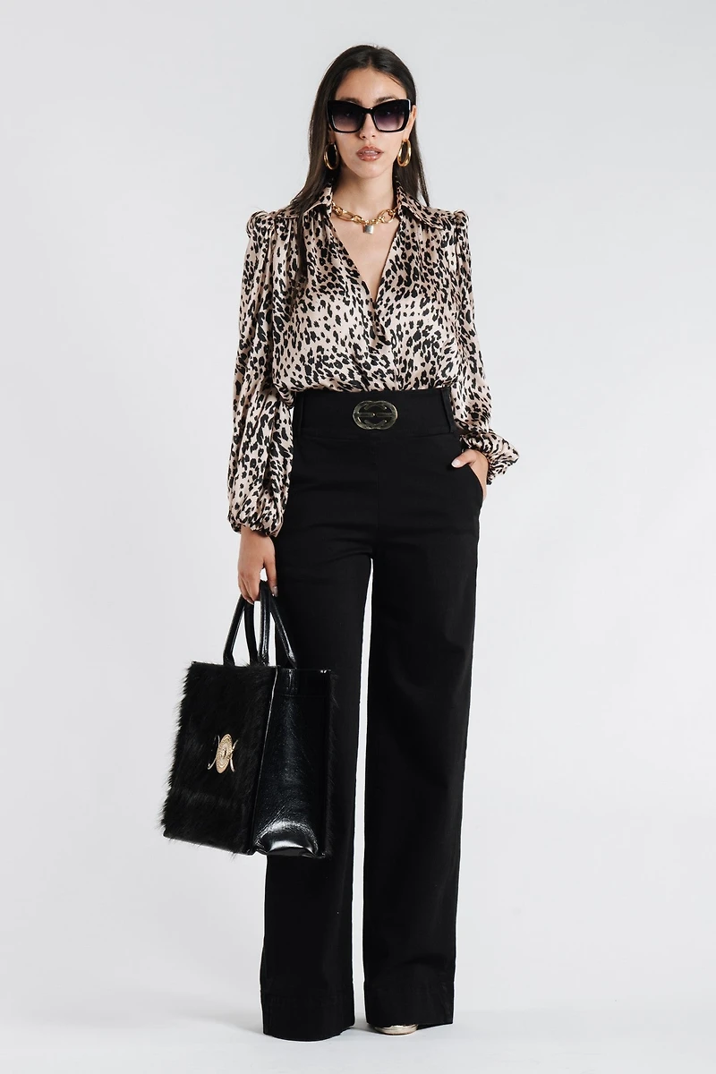 Printed Bodysuit Shirt